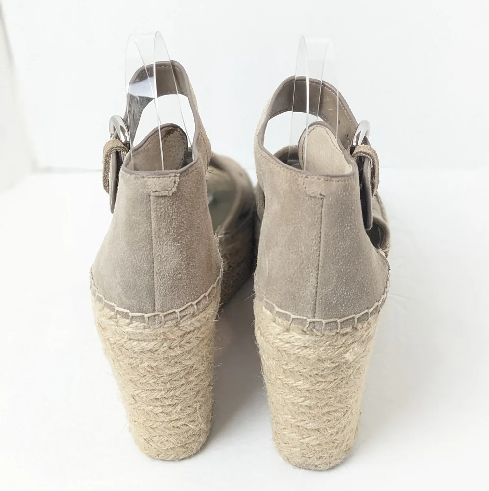 Marc Fisher Suede Espidrille Wedges - Picture 6 of 16